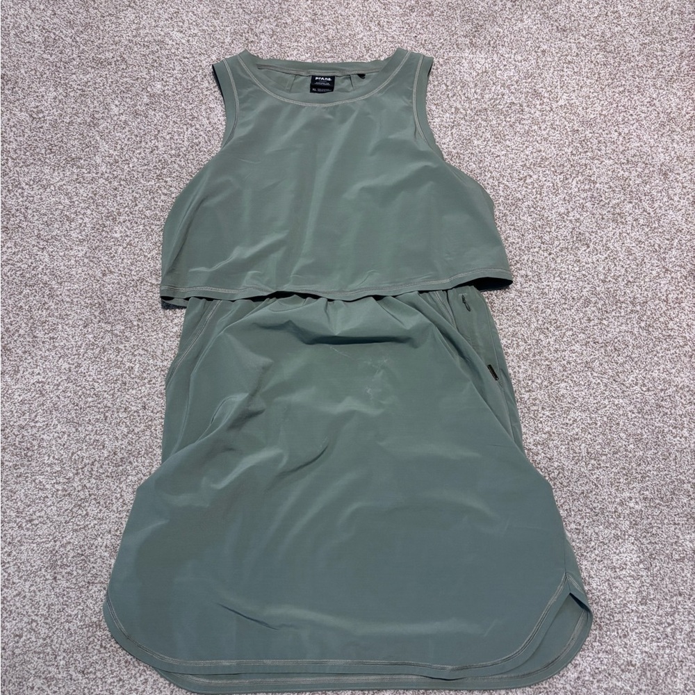 Prana Green Sleeveless Dress
